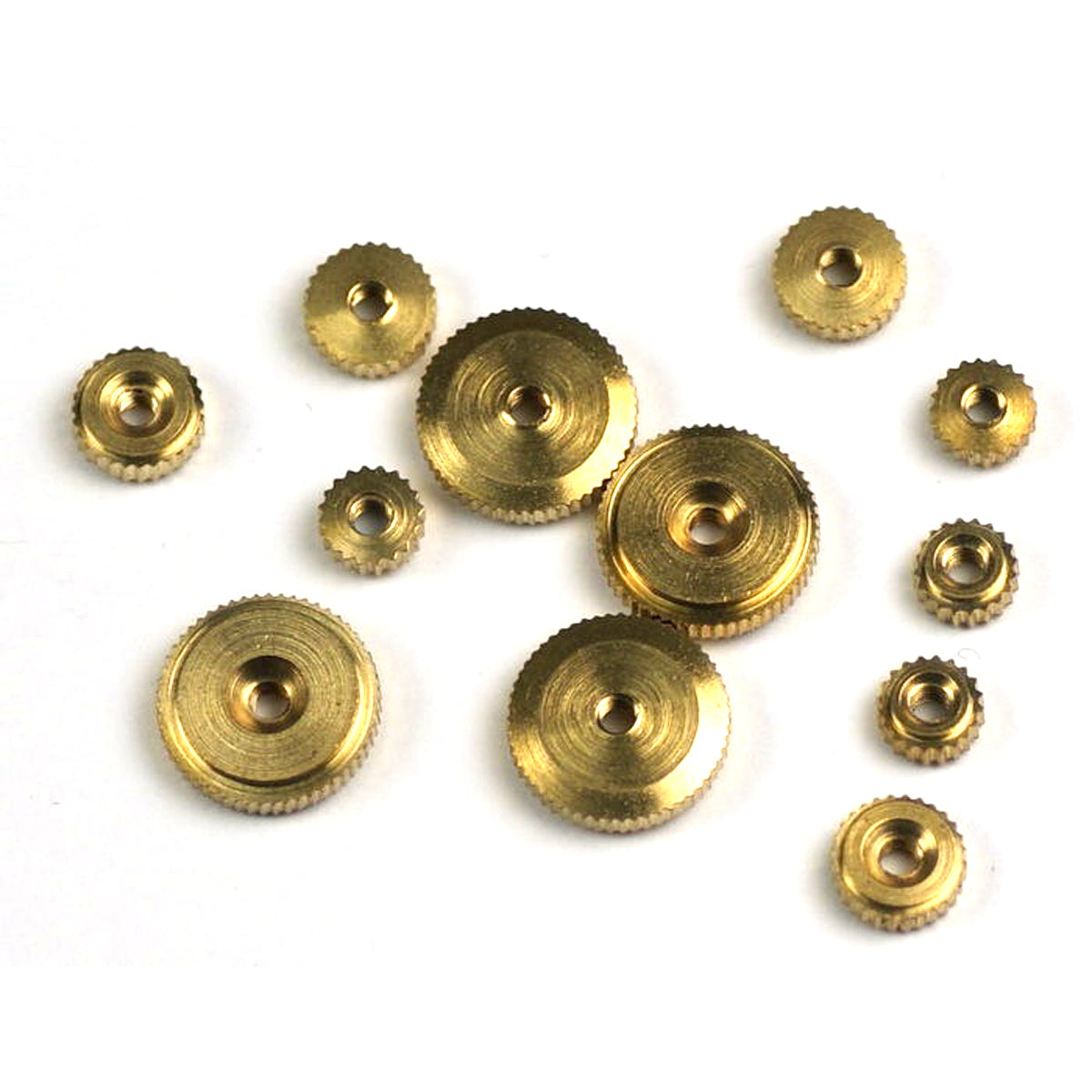 Clock hand NUTS x12 HERMLE American Metric Clockmakers Parts Repairs Mixed New